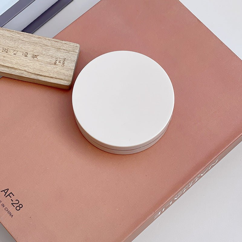 Round Milk Coffee Warm Color Colored Contact Lens Case - BEAUEYE (UK)