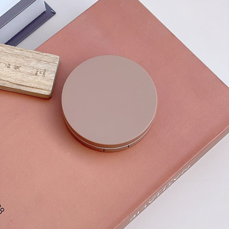 Round Milk Coffee Warm Color Colored Contact Lens Case - BEAUEYE (UK)