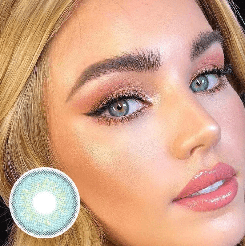 Russia Blue Coloured Contact Lenses Secondary image