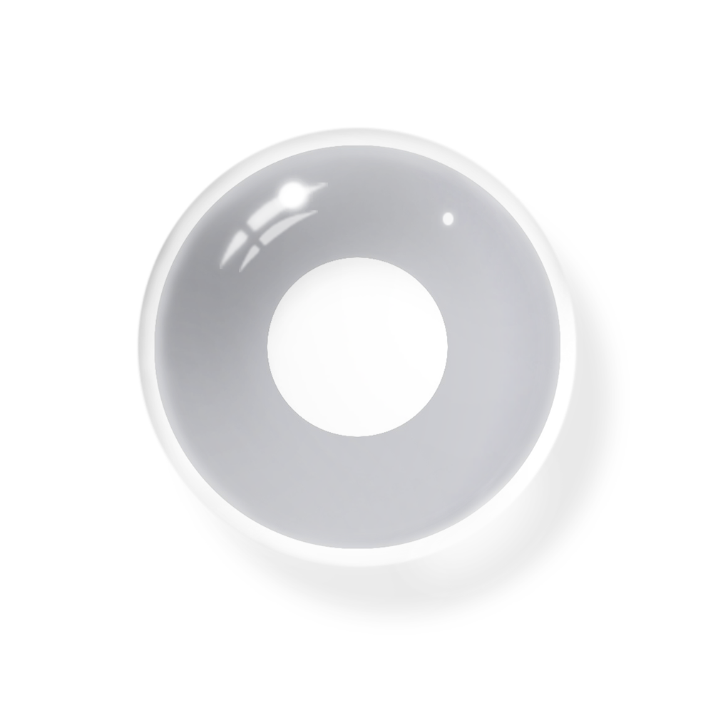 Cosplay Block Gray Coloured Contact Lenses Secondary image