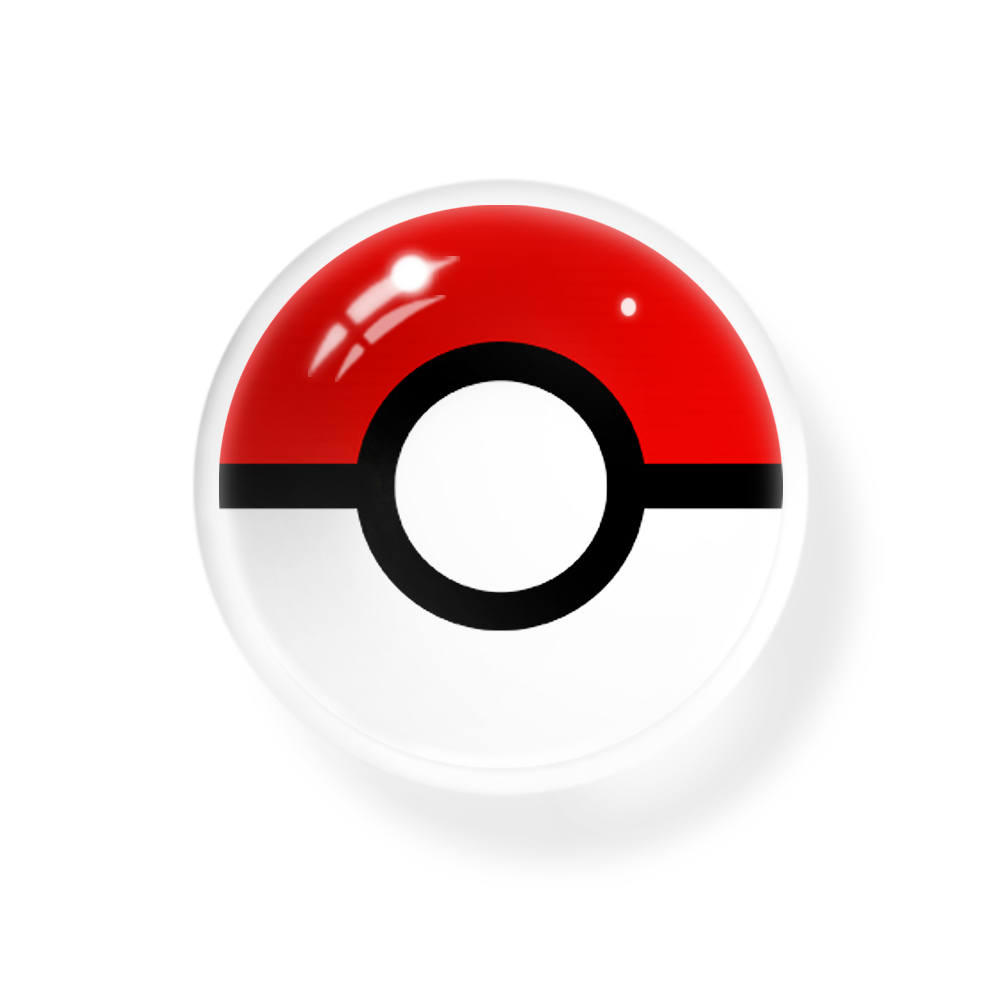 Cosplay Pokeball Full Red Coloured Contact Lenses Secondary image