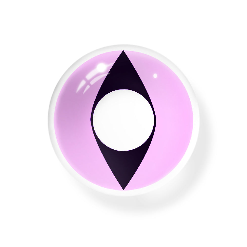 Cosplay Cat Eye Purple Coloured Contact Lenses Secondary image