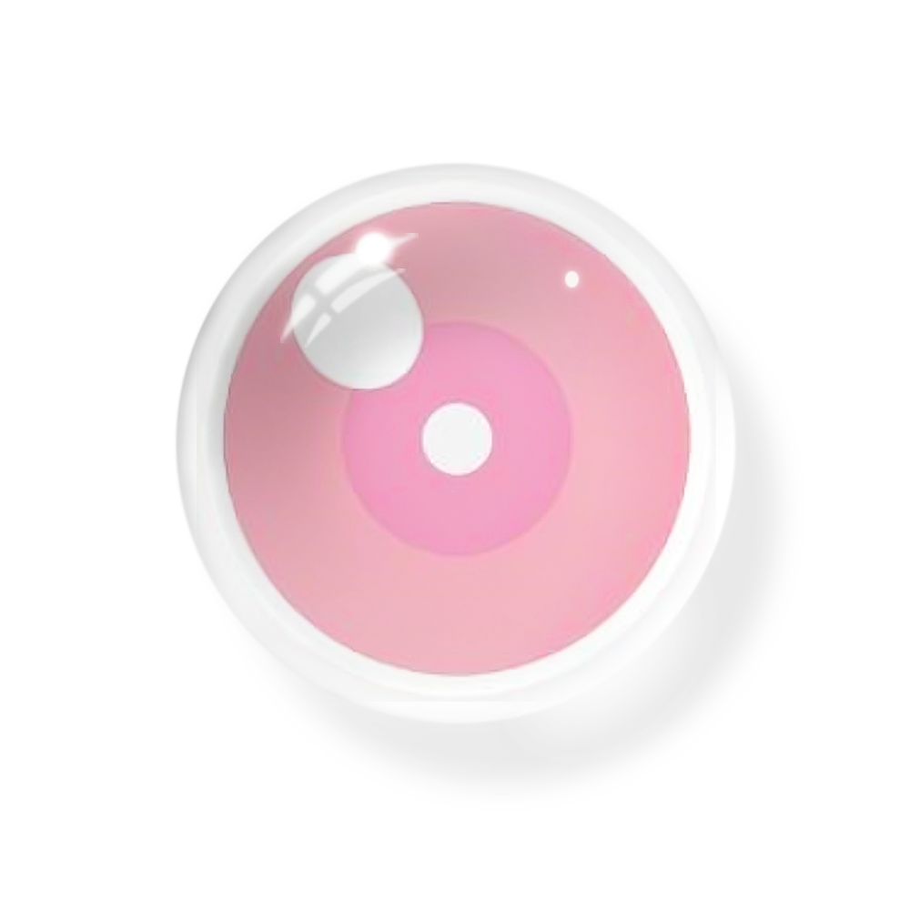 Cosplay Demon Slayer Nezuko Light Pink Coloured Contact Lenses Secondary image