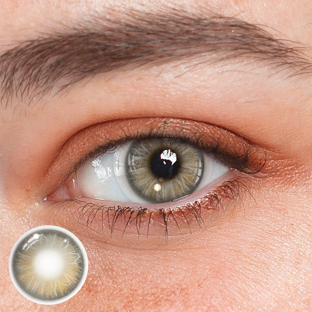 Melania Gray Coloured Contact Lenses Main image