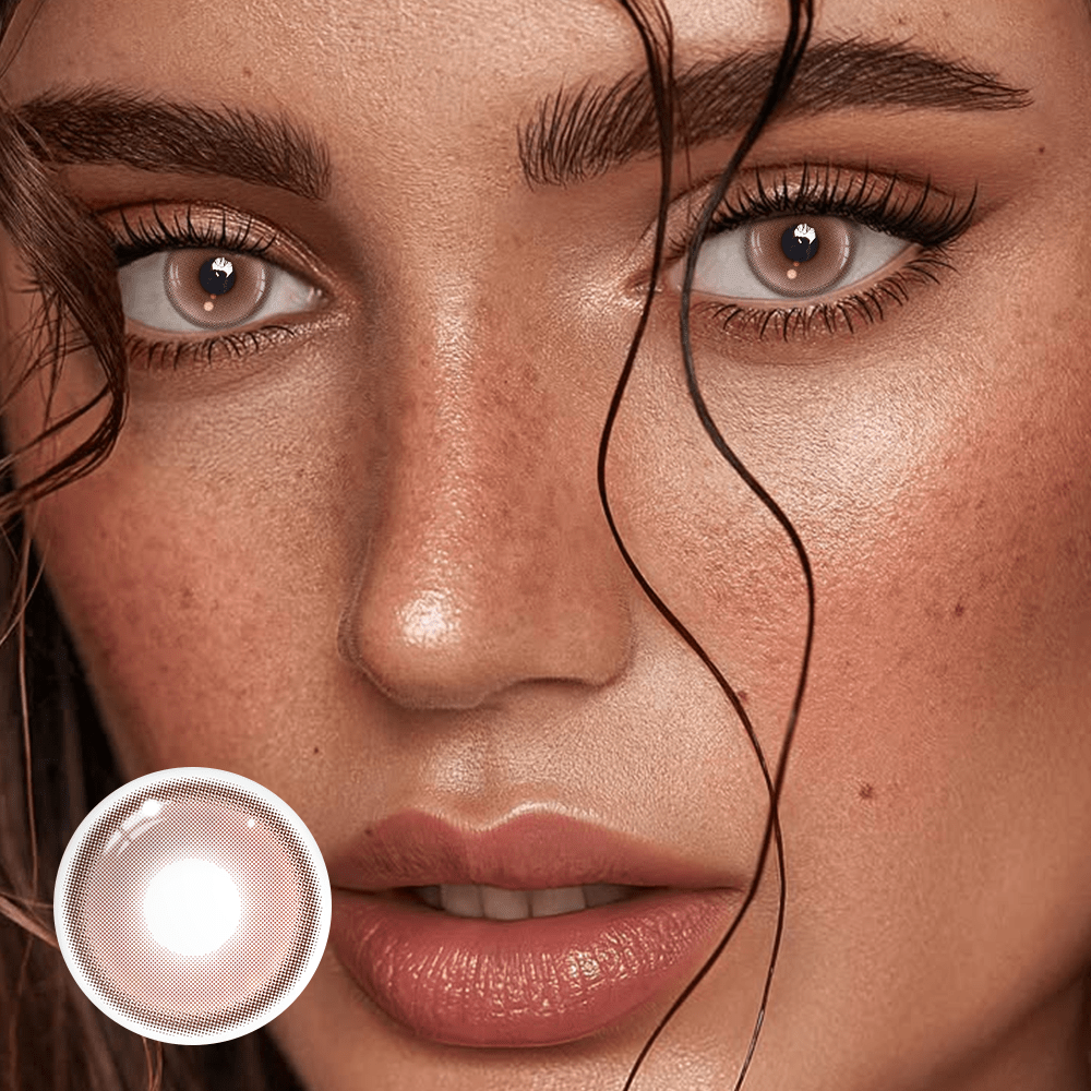 Shae Brown Coloured Contact Lenses Secondary image