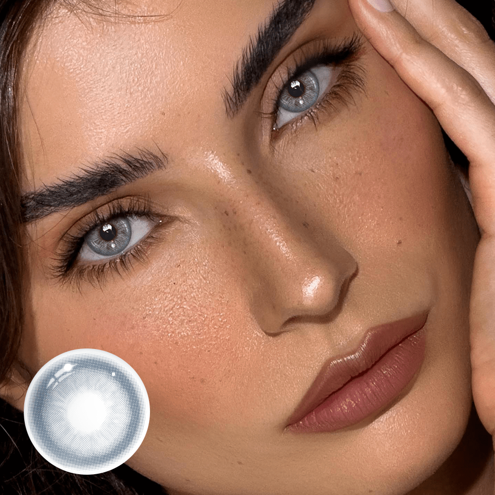 Shayleen Blue Coloured Contact Lenses Secondary image