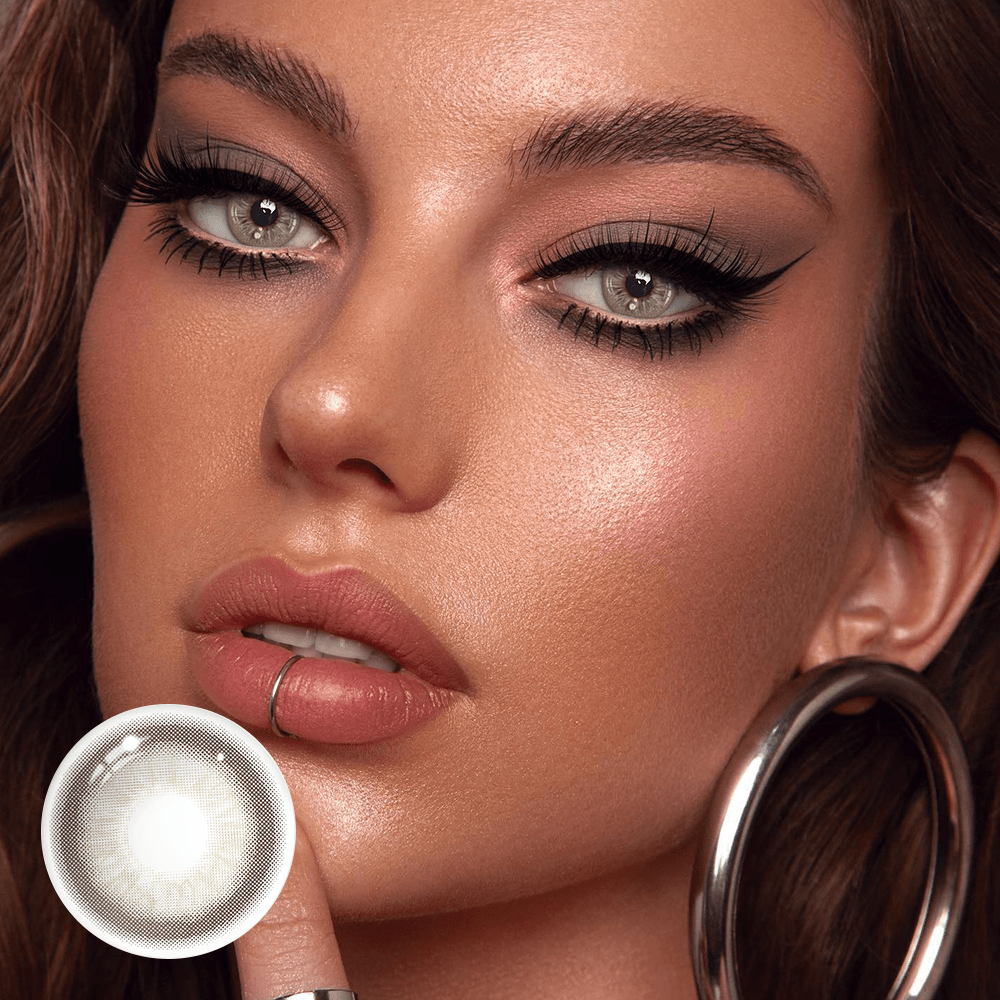 Shayleen Hazel Brown Coloured Contact Lenses Secondary image