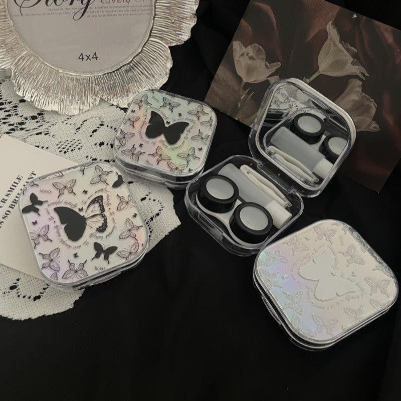 Shining Butterflies Colored Contact Lens Case - BEAUEYE (UK)