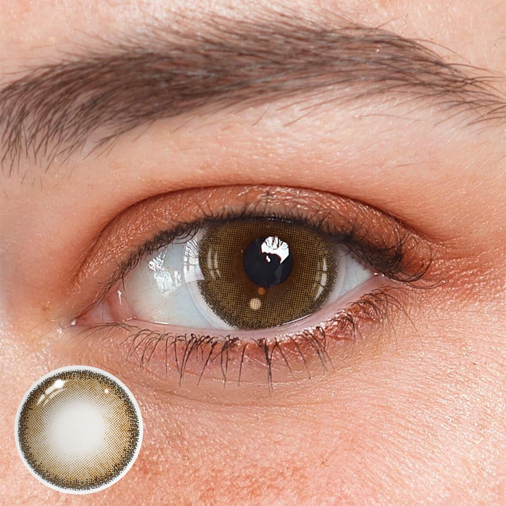 Sidra Brown Coloured Contact Lenses - BEAUEYE (UK) Main image