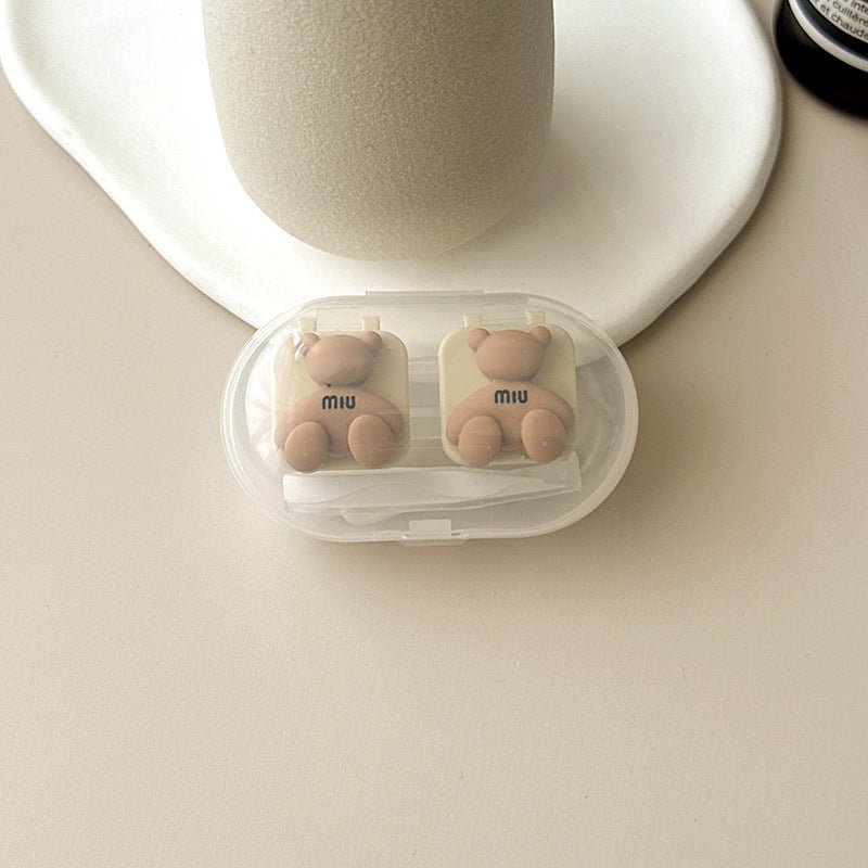 Simple Bear Colored Contact Lens Case - BEAUEYE (UK)