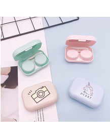 Simple Cartoon Colored Contact Lens Case - BEAUEYE (UK)