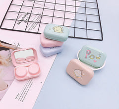 Simple Cartoon Colored Contact Lens Case - BEAUEYE (UK)