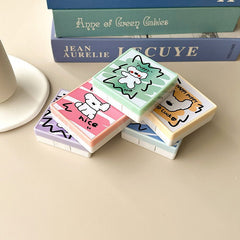 Simple Cartoon Puppy Colored Contact Lens Case - BEAUEYE (UK)