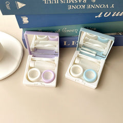 Simple Cartoon Puppy Colored Contact Lens Case - BEAUEYE (UK)