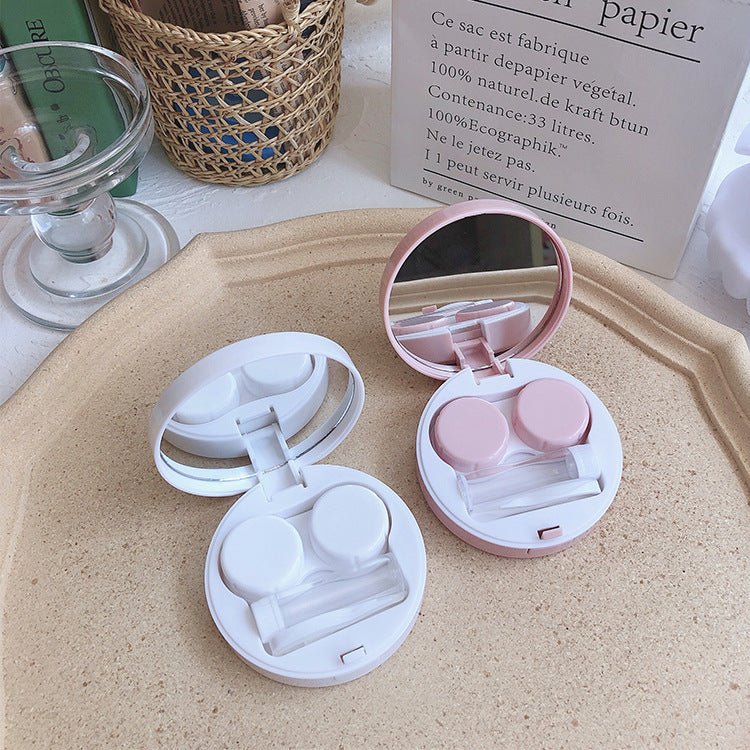 Simple Line Colored Contact Lens Case Secondary image