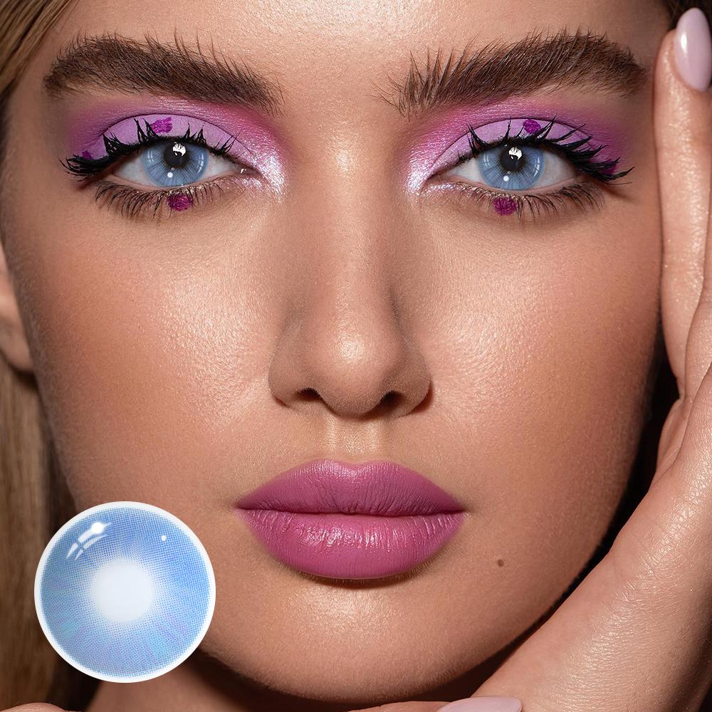 Siofra Blue Coloured Contact Lenses Secondary image