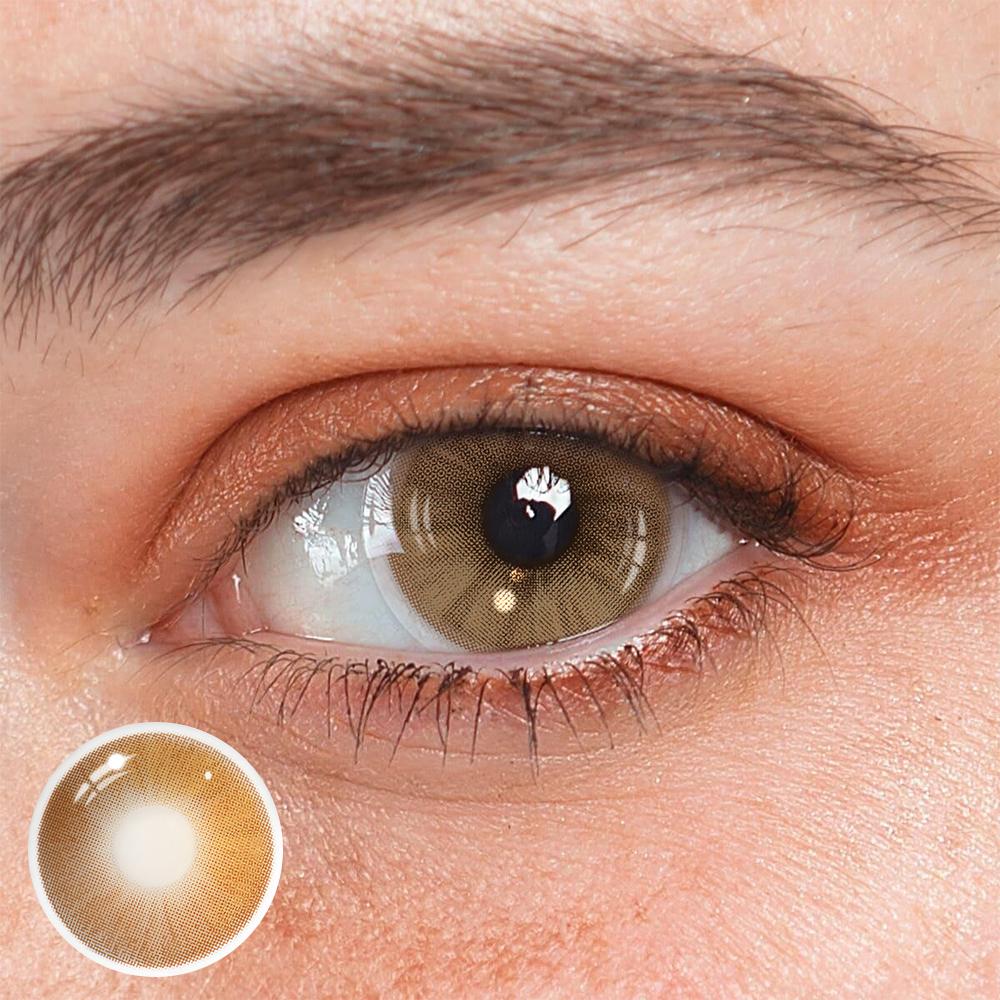 Siofra Brown Coloured Contact Lenses - BEAUEYE (UK) Main image