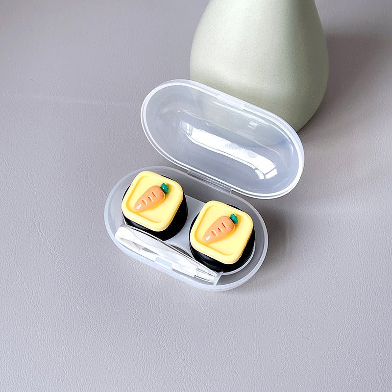 Small Fresh Bear Rabbit Colored Contact Lens Case - BEAUEYE (UK)