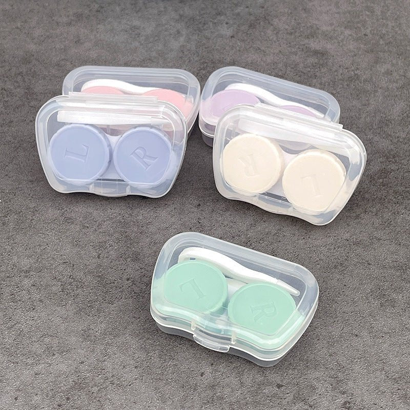 Small Portable Colored Contact Lens Case Secondary image