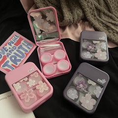 Spring Cherry Blossoms Coloured Contact Lens Case - BEAUEYE (UK)
