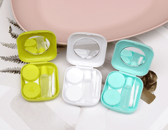 Square Frosting Multicolor Colored Contact Lens Case - BEAUEYE (UK)