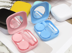 Square Frosting Multicolor Colored Contact Lens Case - BEAUEYE (UK)