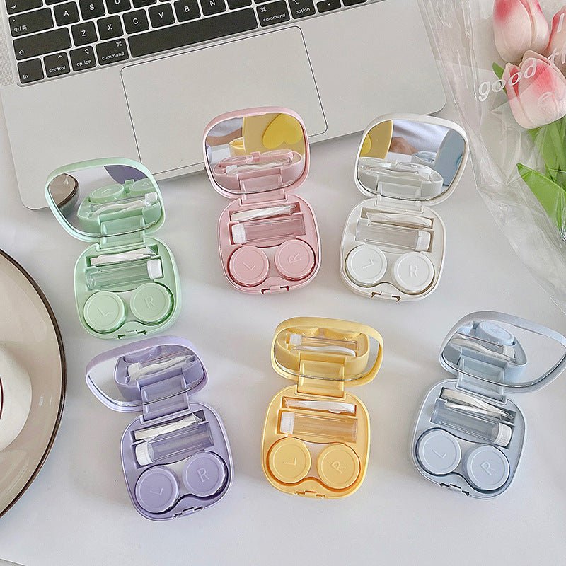 Sweetheart Macaron Colored Contact Lens Case Secondary image