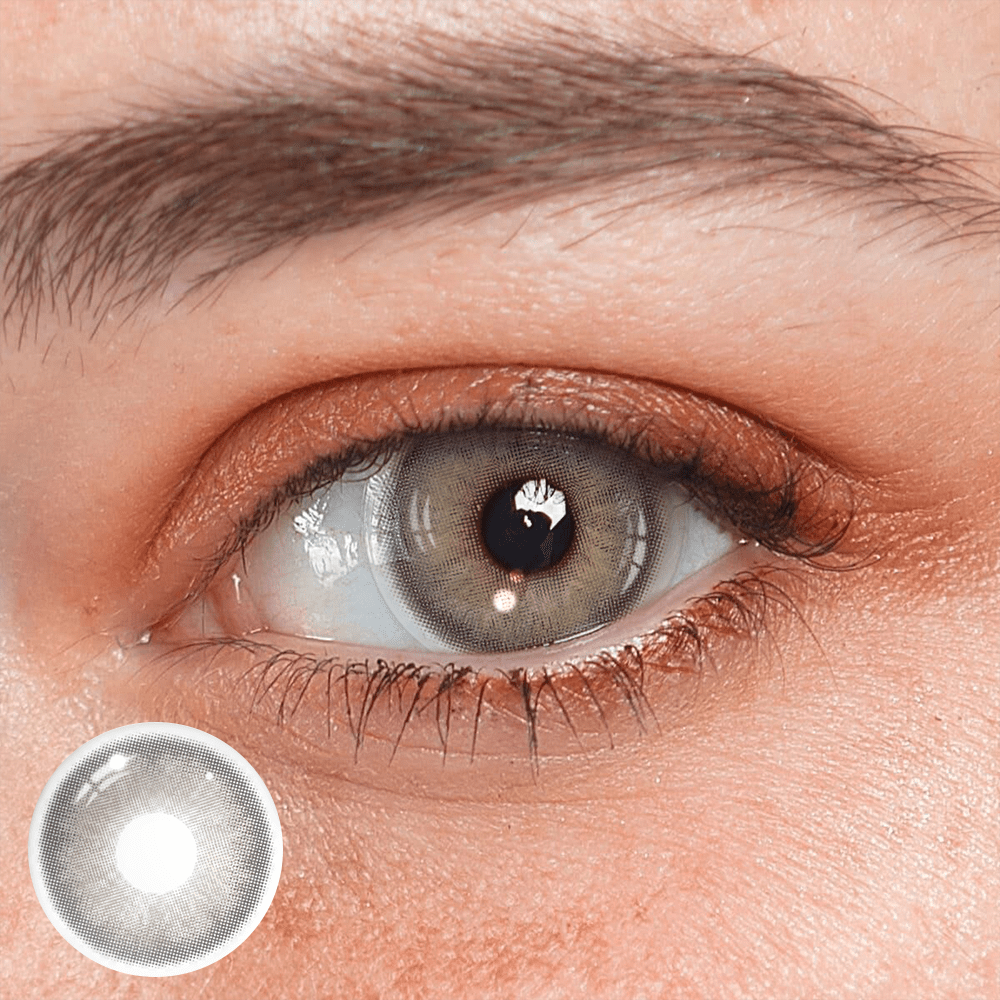 Tiana Brunei Gray Coloured Contact Lenses - BEAUEYE (UK) Main image