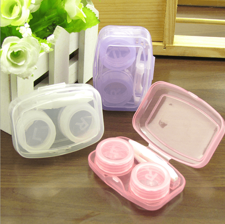Transparent Multicolor Colored Lens Case - BEAUEYE (UK) Main image