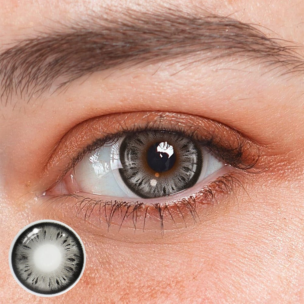 Vanessa Black Coloured Contact Lenses - BEAUEYE (UK) Main image