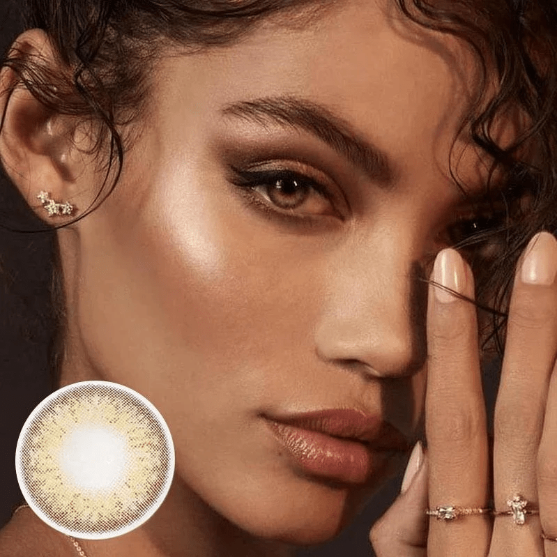 Wildcat Brown Prescription Coloured Contact Lenses - BEAUEYE (UK) Main image