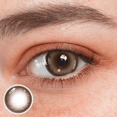 Zaniah Brown Prescription Coloured Contact Lenses - BEAUEYE (UK)