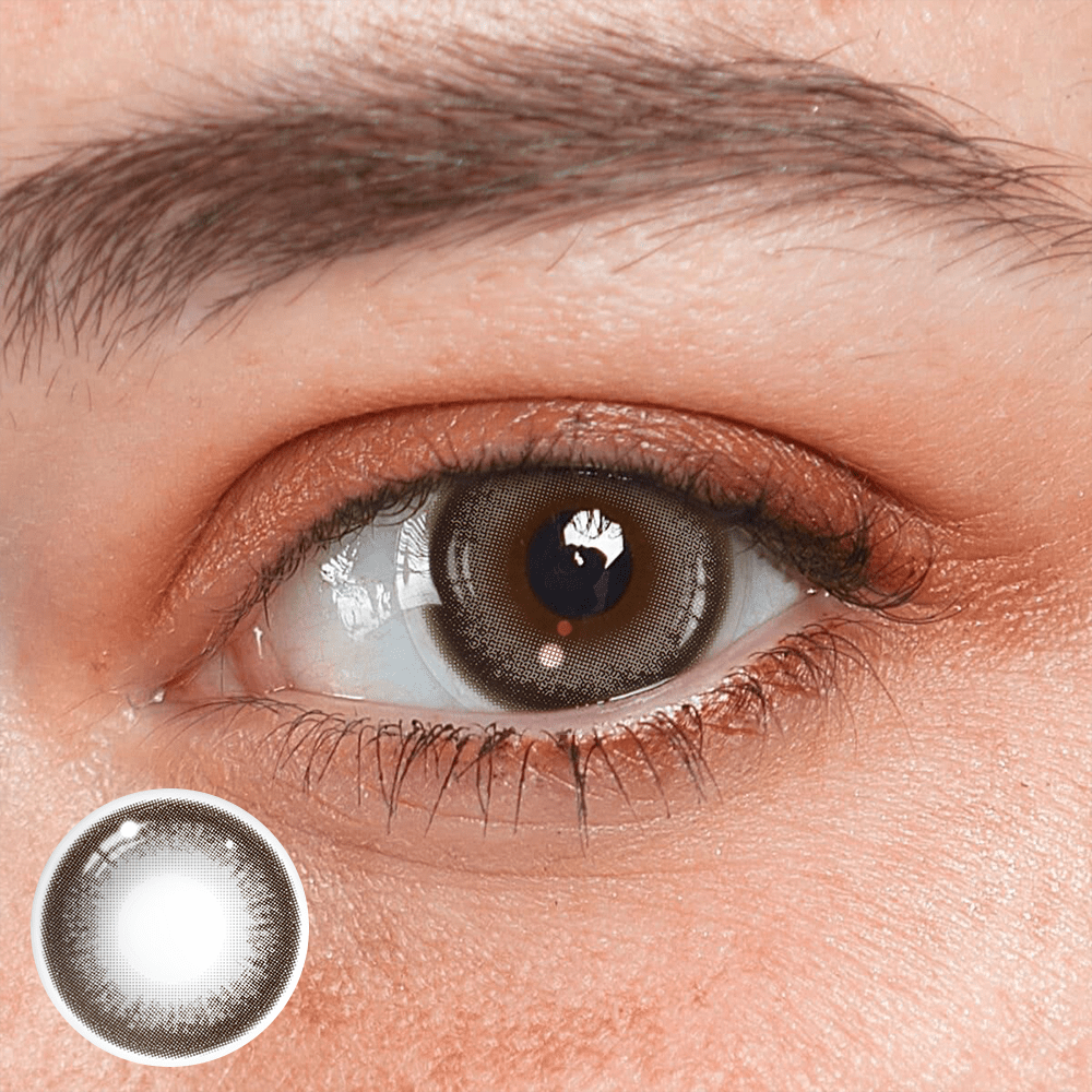 Zaniah Causeway Gray Prescription Coloured Contact Lenses - BEAUEYE (UK)