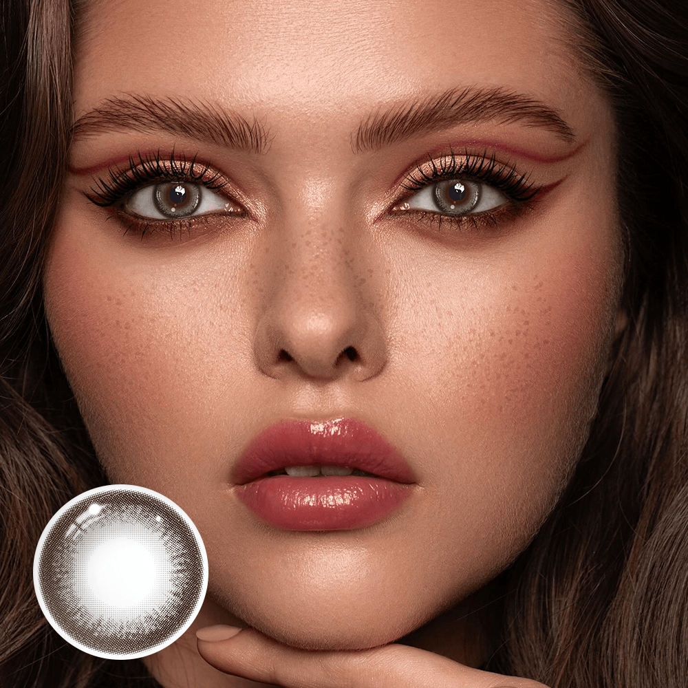 Zaniah Causeway Gray Prescription Coloured Contact Lenses Secondary image